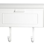 Pro-Df AL360B Standard Mailbox, 500 cu-in, Aluminum, Powder-Coated, White, 16 in W, 4 in D, 13 in H