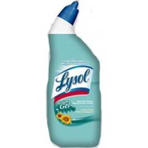 Lysol Action Gel 5963178924 Toilet Bowl Cleaner, 710 mL Bottle, Liquid, Country Scent, Marine Blue