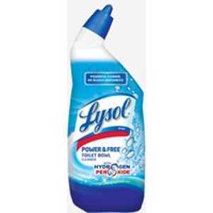 Lysol 88297-FWO Toilet Bowl Cleaner, 710 mL Bottle, Liquid, Cool Spring Breeze, Blue