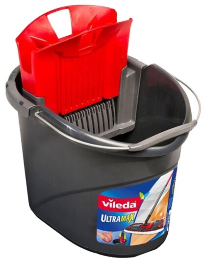 Vileda UltraMax 158889 Bucket and Wringer, 10 L Capacity