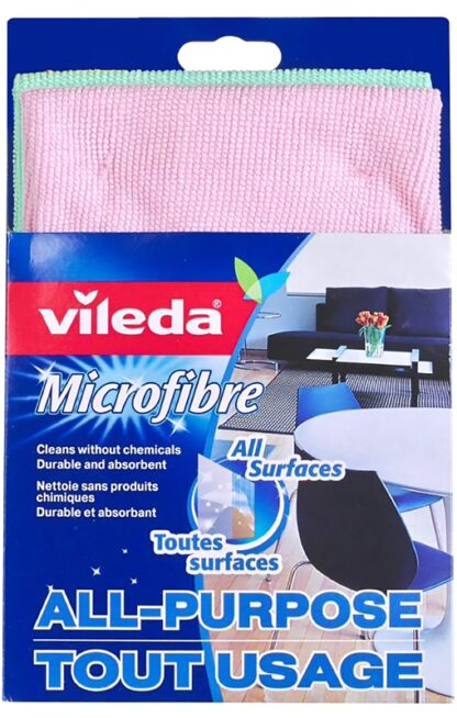 Vileda 117557 Cleaning Cloth, Microfiber