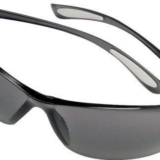 Safety Works 10105407 Feather Fit Safety Glasses, Anti-Fog Lens, Semi-Rimless Frame, Gray Frame, UV Protection