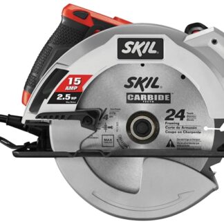 SKIL 5280-01 Circular Saw, 15 A, 7-1/4 in Dia Blade, 5/8 in Arbor, 1.93 in at 45 deg, 2.43 in at 90 deg D Cutting