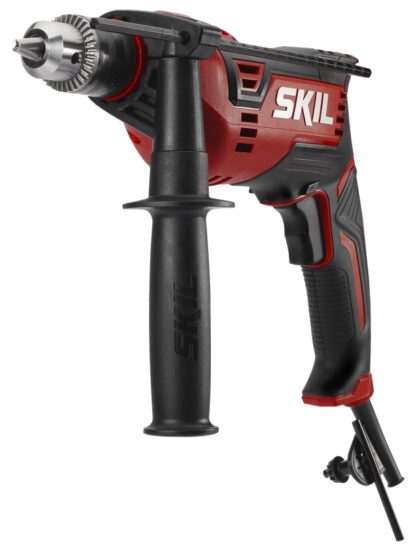 SKIL HD182001 Hammer Drill, 7.5 A, 1/2 in Chuck, Keyless Chuck, 0 to 3 rpm Speed, 48 bpm BPM