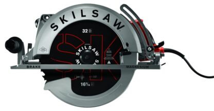 SKILSAW SPT70V-11 Worm Drive Saw, 15 A, 16-15/16 in Dia Blade, 1 in Arbor, 4-5/16 to 6-1/4 in D Cutting