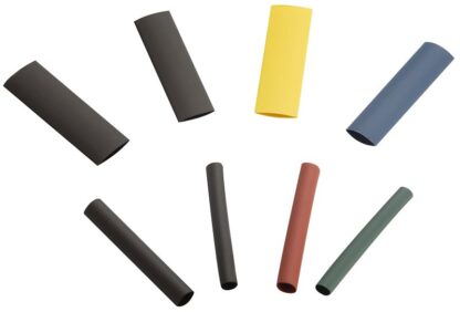 ProSource 60240 Heat Shrink Tubing Assortment, 5/32, 3/16, 9/32, 5/16 in Dia, 1-3/4 in L, Polyolefin