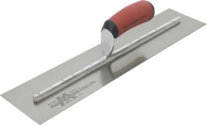 Marshalltown MXS56D Finishing Trowel, 12 in L Blade, 3 in W Blade, Spring Steel Blade, Curved Handle