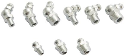 ProSource 95384 Grease Fitting Assortment, Steel, Zinc Plated