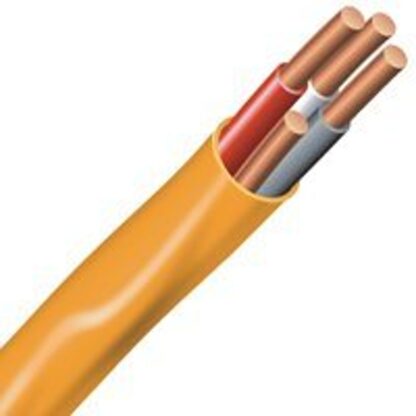 Romex 47181304 Building Wire, 10 AWG Wire, 3 -Conductor, 150 m L, Copper Conductor, PVC Insulation, Nylon Sheath