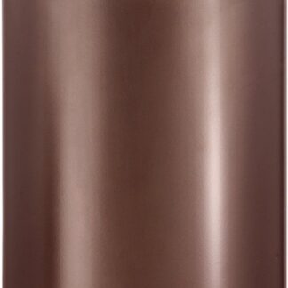 Simple Spaces LYP0701 Trash Can, 1.85 gal Capacity, Plastic/Stainless Steel/Steel, Venetian Bronze, Flat Lid Closure