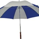 Diamondback TF-06-RYL/WHT Umbrella, Round Canopy, Nylon Fabric, Royal Blue/White Fabric, 29 in OAH