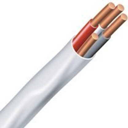 Romex 47179710 Building Wire, White Sheath, 14 AWG Wire, 3-Conductor, 10 m L, Copper Conductor