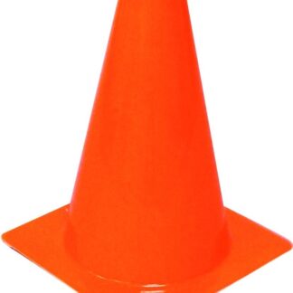 Hy-Ko SC-12 Traffic Safety Cone, 12 in H Cone, Vinyl Cone, Fluorescent Orange Cone