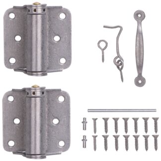 ProSource LR-114-PS Hinge Set, Galvanized Zinc, Zinc, 1 Set-Piece