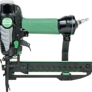 HITACHI N3804AB3 Stapler, 1/4 in W Crown, 1/2 to 1-1/2 in L Leg, Narrow Crown Staple, 125 Magazine, 70 cu-ft Air