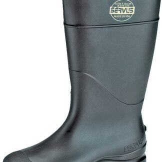 Servus 18822-12 Knee Boots, 12, Black, PVC Upper, Insulated: No