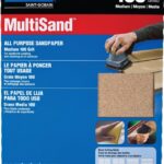 NORTON MultiSand 07660747735 Abrasive Sheet, 11 in L, 9 in W, Medium, P100 Grit, Aluminum Oxide Abrasive