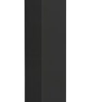 Imperial P214022 Stair Post, 2 in L, 2 in W, 40-1/2 in H, Aluminum, Black