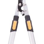 Landscapers Select GH48126 Telescopic Hedge Shear, Straight with Wave Curve Blade, 8-1/4 in L Blade, Steel Blade