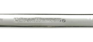 GearWrench 9109 Combination Wrench, Metric, 9 mm Head, 5.882 in L, 12-Point, Steel, Chrome, Standard Handle