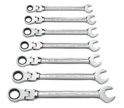 GearWrench 9900D Wrench Set, 7-Piece, Steel, Specifications: Metric Measurement