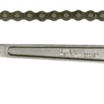 Diamond Farrier CW12H Chain Wrench, 12 in L, Steel, Nickel Chrome