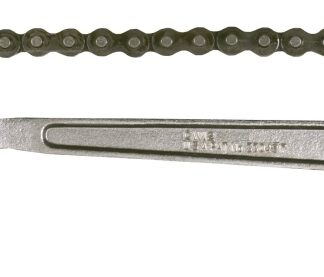 Diamond Farrier CW12H Chain Wrench, 12 in L, Steel, Nickel Chrome