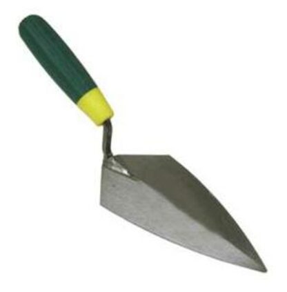 Richard PP-307 Pointing Trowel, 7 in L Blade, 3-1/2 in W Blade, HCS Blade, Rubber Handle