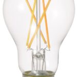 Sylvania 49826 Natural LED Bulb, General Purpose, A19 Lamp, 40 W Equivalent, E26 Lamp Base, Dimmable, Clear