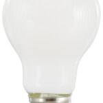 Sylvania TruWave Series 49824 LED Bulb A19 Lamp, A19 Lamp, E26 Medium Lamp Base, Dimmable, Frosted, 5000 K Color Temp, 6/PK