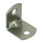 Richelieu CP52130 Square Corner Brace, 3/4 in L, 3/4 in W, 3/4 in H, Steel, 0.048 in Thick Material