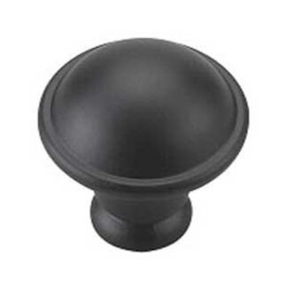 Richelieu Classic Series BP872900 Knob, 1-1/4 in Projection, Metal, Matte