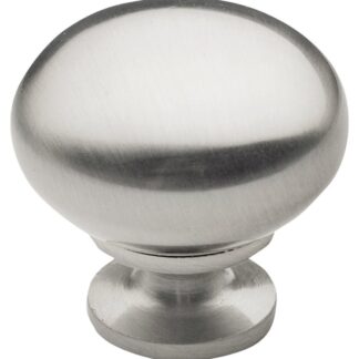 Richelieu DP3295195 Cabinet Knob, 1-1/4 in Projection, Metal, Brushed Nickel