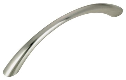 Richelieu DP3511195 Cabinet Pull, 4-15/32 in L Handle, 13/32 in H Handle, 1-3/32 in Projection, Metal, Brushed Nickel