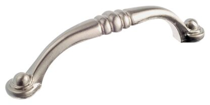 Richelieu Classic DP2373896195 Cabinet Pull, 4-9/32 in L Handle, 1.1 in H Handle, Metal, Brushed Nickel