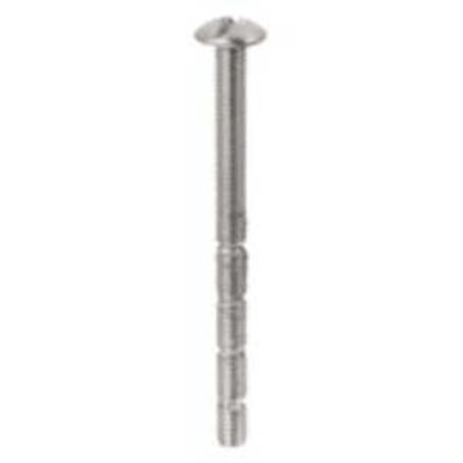 Richelieu BP2900 Machine Screw, 2 in L, Imperial Thread, Large Truss Head, Type B Point, Steel, Zinc-Plated, 12 BAG