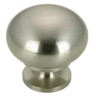 Richelieu Classic Series BP4923900 Knob, 1-3/16 in Projection, Brass, Matte