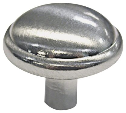 Richelieu DP0218195 Cabinet Knob, 15/16 in Projection, Metal, Brushed Nickel, 10/PK