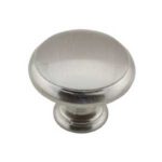 Richelieu BP80930143 Cabinet Knob, 31/32 in Projection, Metal, Antique Nickel