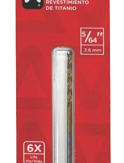 Task T90564 Drill Bit, 5/64 in Dia, 1/PK