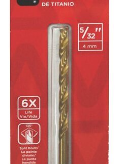 Task T90532 Drill Bit, 5/32 in Dia, 1/PK