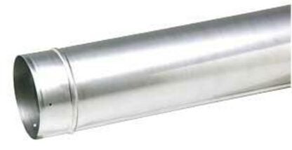 Selkirk 195012 Rigid Liner Pipe, 5 in OD, 12 in L, Stainless Steel