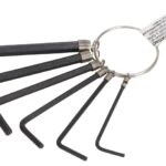 Vulcan JLW0426-3 Hex Key Set SAE, 6-Piece, Carbon Steel, Black Oxide, Black, Specifications: SAE Measurement Sells in Quantity of 40