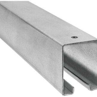 National Hardware N105-676 Box Rail, Steel, Galvanized, 1-57/64 in W, 2-13/32 in H, 6 ft L