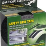 Incom RE3951 Safety Grit Tape, 15 in L, 2 in W, PVC Backing, Black