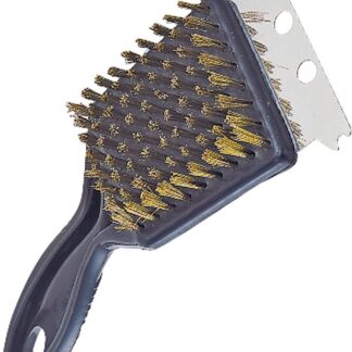 Omaha SP2403L Grill Brush with Stainless Steel Scraper, 2-1/4 in L Brush, 2-1/4 in W Brush, Stainless Steel Bristle