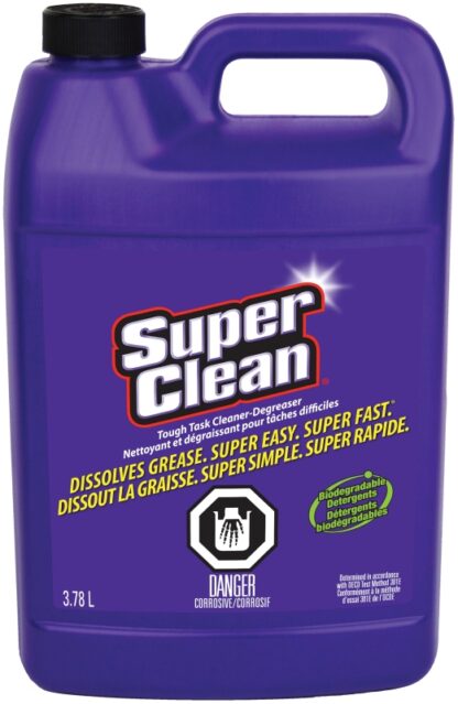 Superclean 08010-16 Cleaner and Degreaser, 3.78 L, Liquid, Citrus, Purple Sells in Quantity of 6