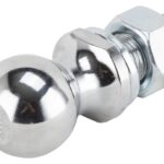 Vulcan TD-06 Hitch Ball, 1-7/8 in Dia Ball, 1 in Dia Shank, 2,000 lb Gross Towing