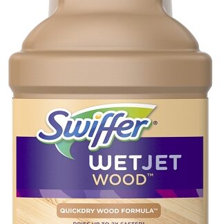 Swiffer WetJet 77133 Wood Floor Cleaner Solution Refill, 1.25 L Bottle, Liquid, Fresh, Clear