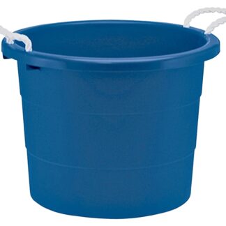 United Solutions TU0014 Utility Tub, 20 gal Capacity, Plastic, Blue Sells in Quantity of 6